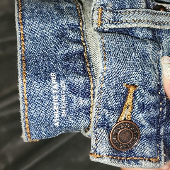 Old navy athletic taper jeans. - Picture 2 of 6